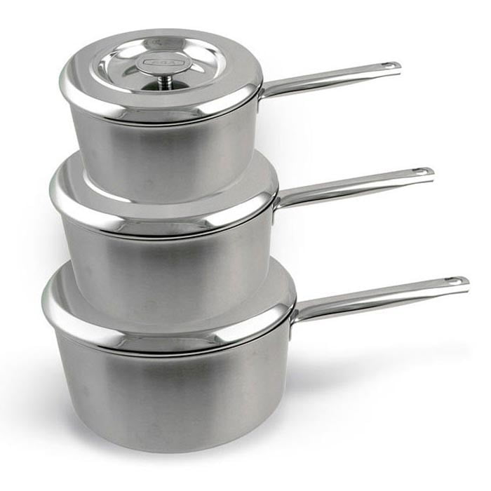 Stainless Steel Saucepan Set (3)